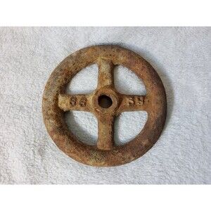 6" Heavy Duty Cast Iron Machine Wheel / Crank / Handle With 5/8" Bore